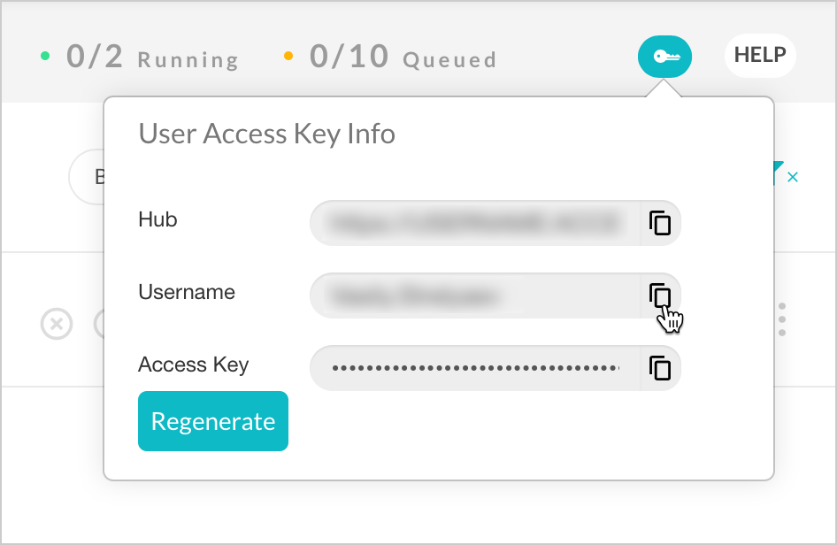 Copy the Username from LambdaTest Access Key Info